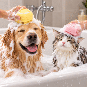 Cepillo dispensador de shampoo