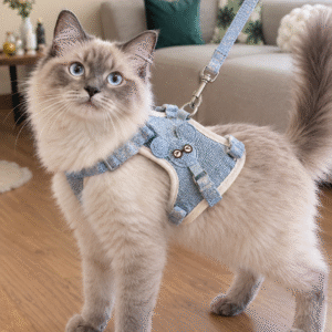 Arnés ojitos para peludos pequeños